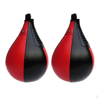 2x Ball Training Boxsack Boxen MMA Birnenform Übung .