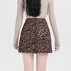 Women's Slimming Leopard Print A-Line Short Skirt - Autumn & Winter Collection