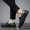 Fashion Casual Business Shoes Formal Genuine Leather Shoes Comfortable Men Soft-Soled Loafers Slip-On Flats Leisure Walk Man Moccasins