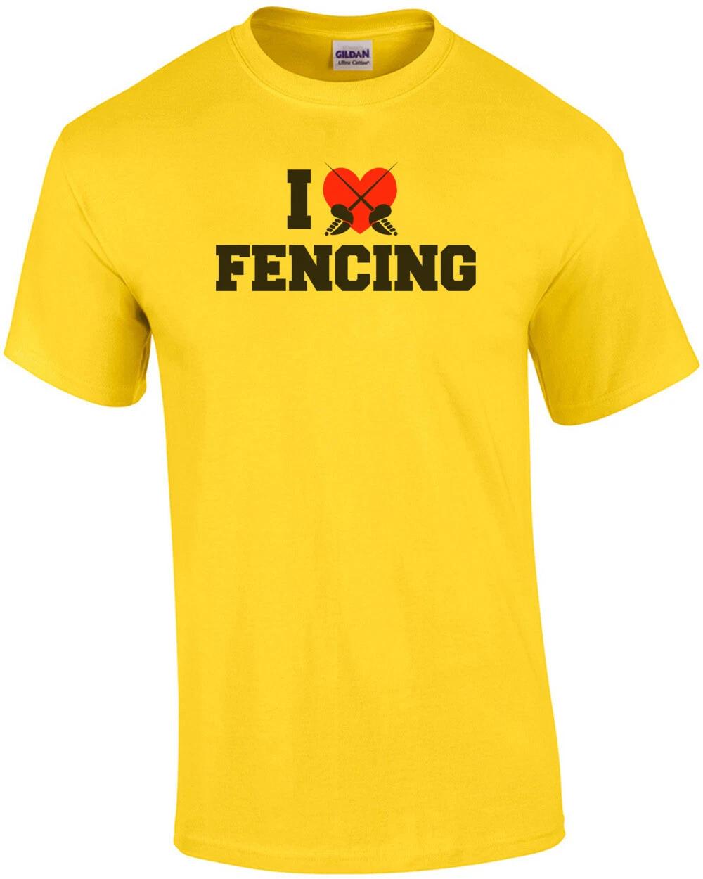 

I Heart Fencing T-Shirt 3XL
