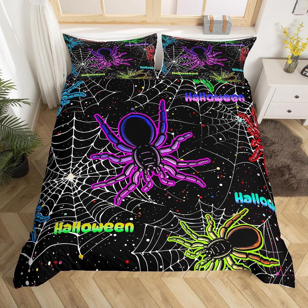 Spider 3D Digital Printing Quilt Cover Three-Piece Home Textile Duvet Cover Bedding