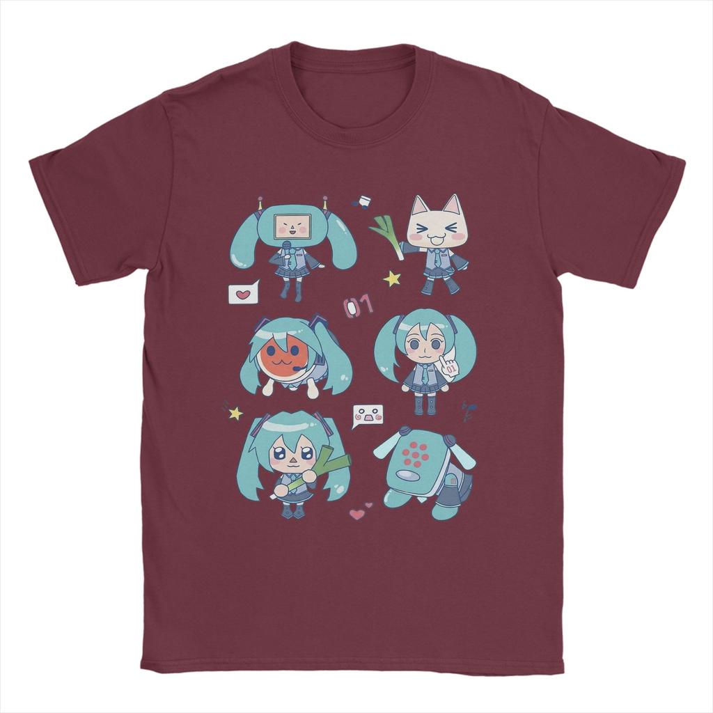 Hatsunes Mikus Special 6 T Shirt for Men 100 Cotton Fun TShirts Crewneck  Tees Short Sleeve Tops New Arrival