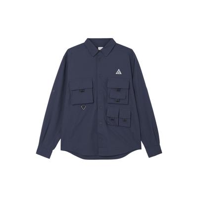 ACG Dri-Fit UV Devastation Trail Flerfickor Utomhus Solskydd Snabbtorkande Bekväm Andningsbar Långärmad Skjorta Herr Toppar DN3937-437