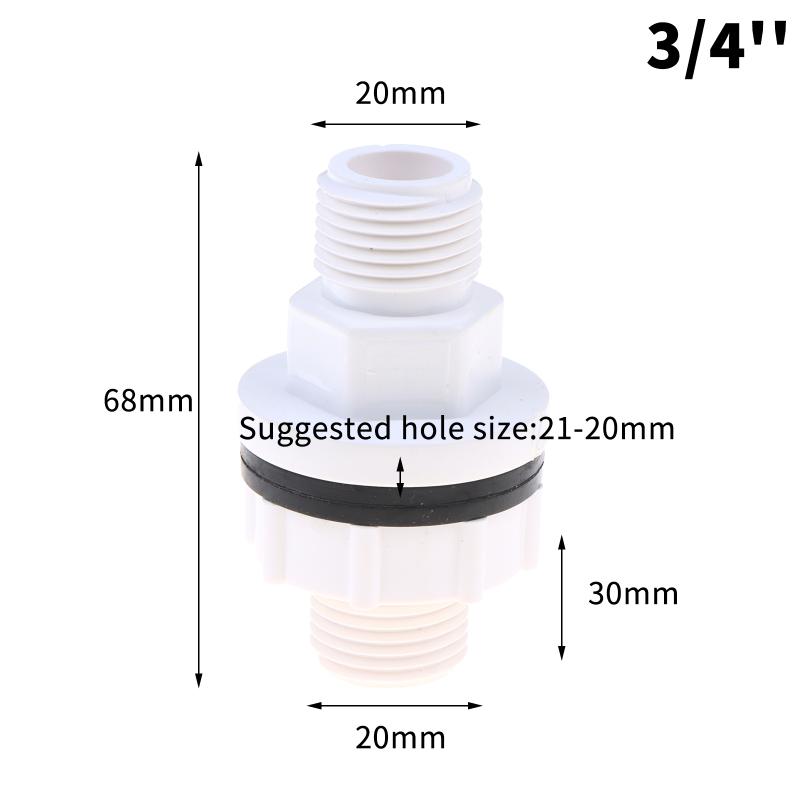 Garden Water Pvc Outer Wire Pipe Connector For Water Tank Water Tower Oil Tank Water Bucket Fish Tank Interface