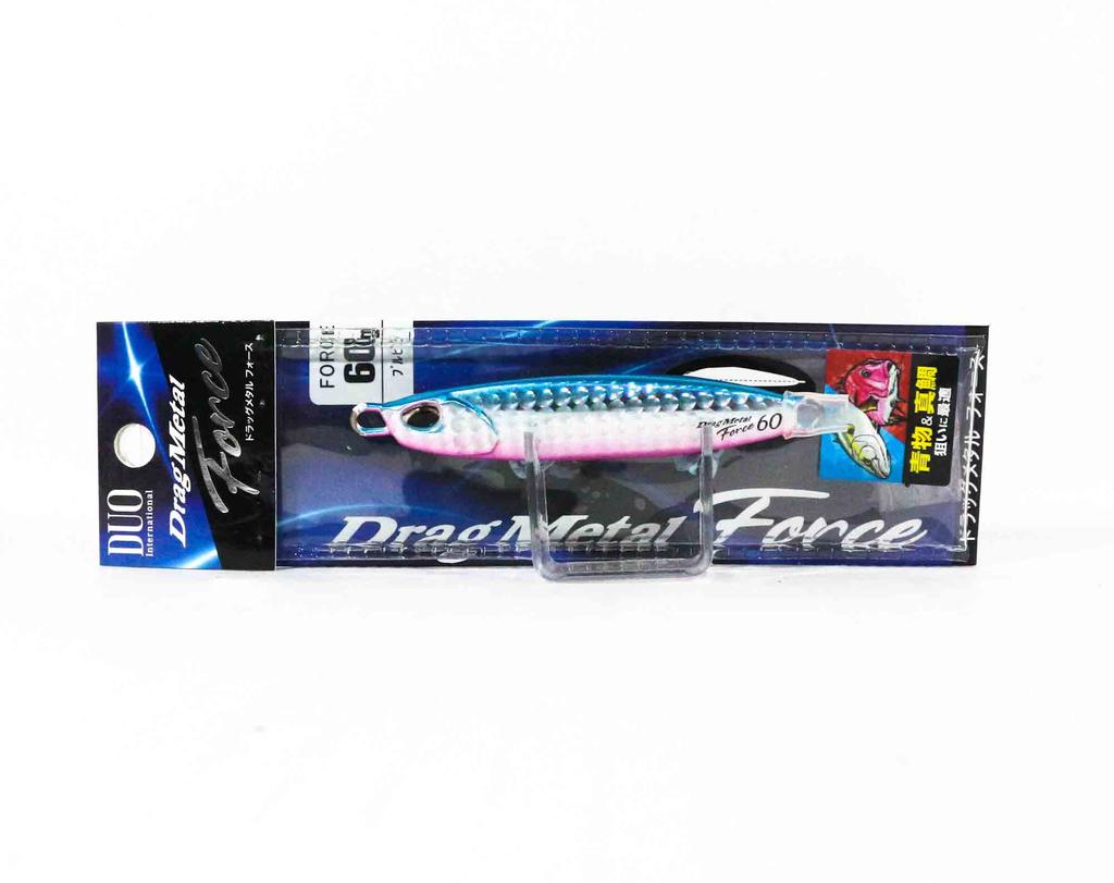 Duo Metal Jig Drag Metal SLJ 60g – Leurre Métal Pour Pêche En Mer, Groupe, Coulant, 70mm