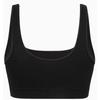 Calvin Klein Ck Wireless Removable Pad Light Sports Ribbed Tank Bra Women Underwear Space-Black QP3365O