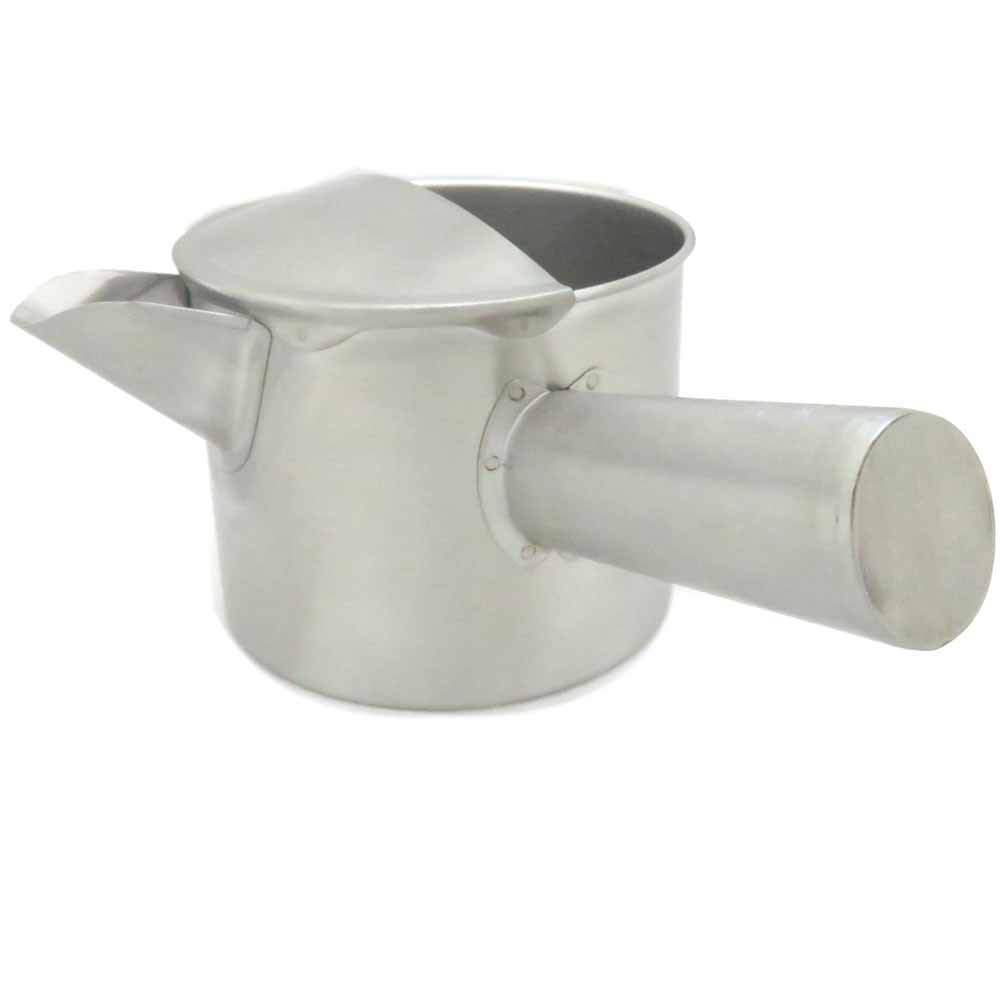 Endo Shoji Commercial-Grade Powder Dish, Large, 18-8 Stainless Steel, Made In Japan, WKN02001