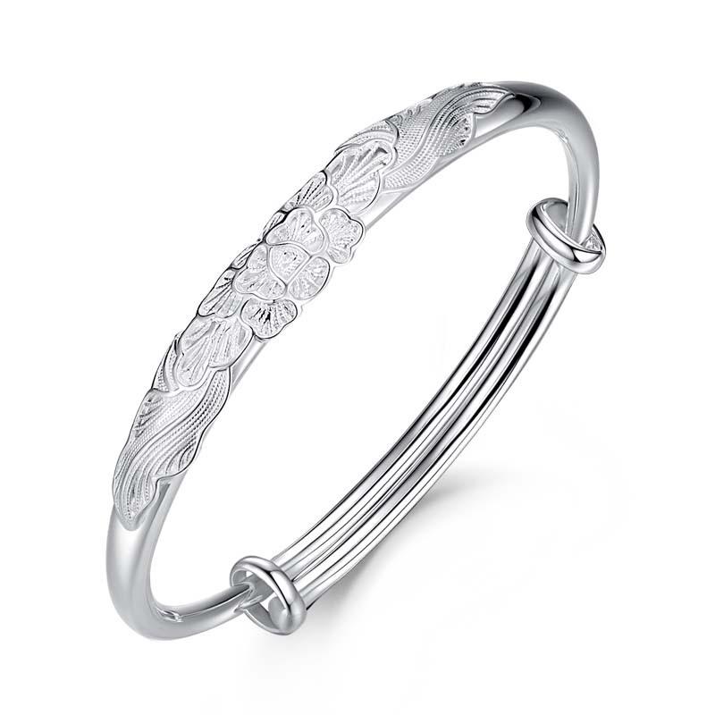 

Ferris Wheel Original Miao Silver Filigree Women s Versatile High-End Pure Silver Bracelet 99% Silver