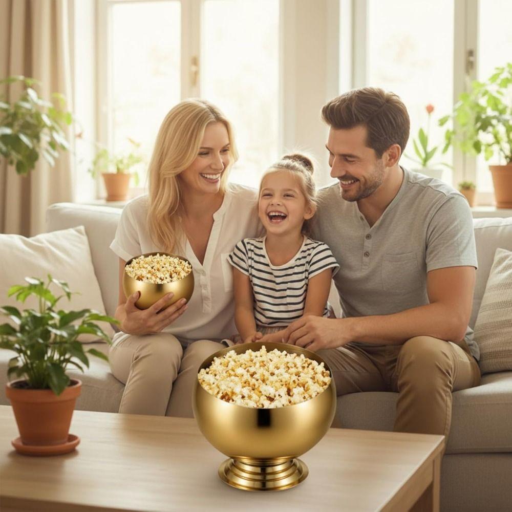 Large Capacity Coffee Pod Holder Stainless Steel Gold Color Coffee Capsule Holder Wide Mouth Multifunctional Usage Storage Bowl