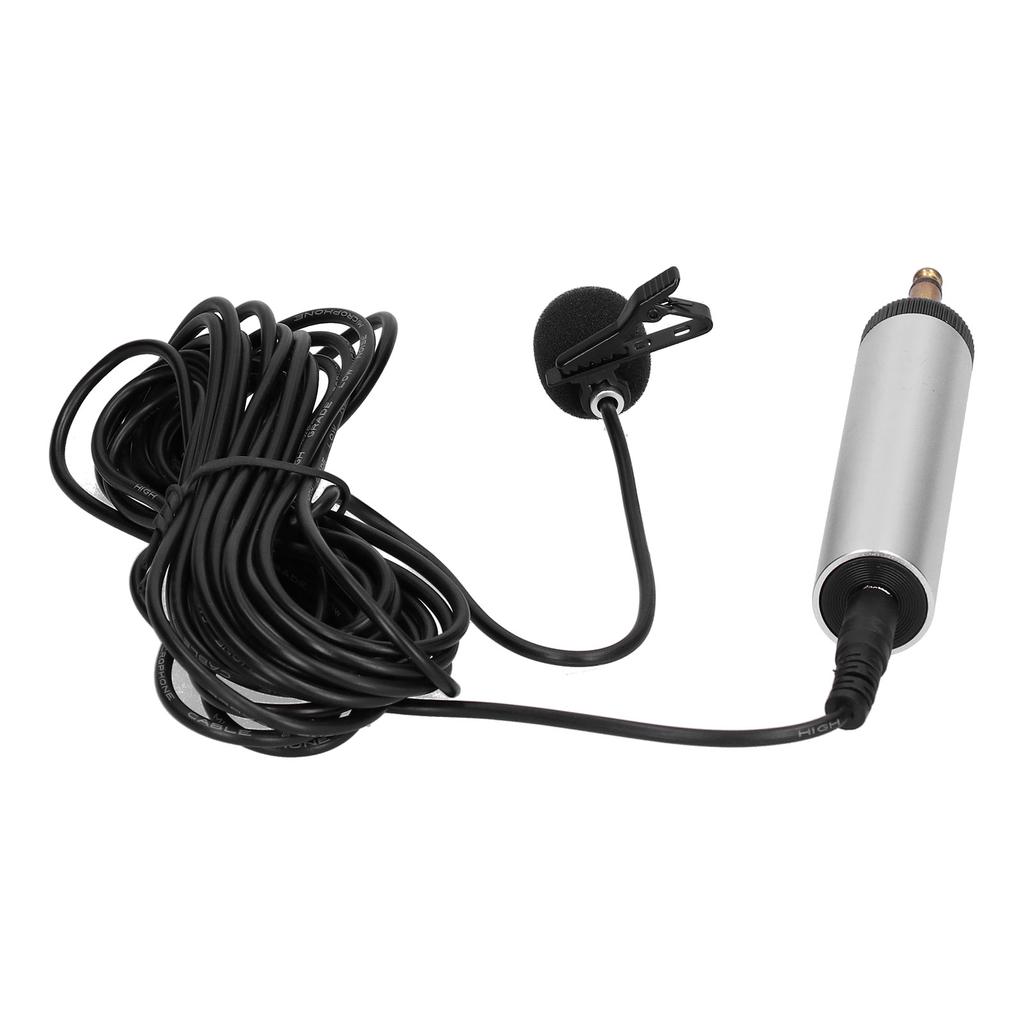 Professionelles Kondensatormikrofon Lavalier Ansteckmikrofon Clip-on Instrumentenmikrofon für Gitarre Sax