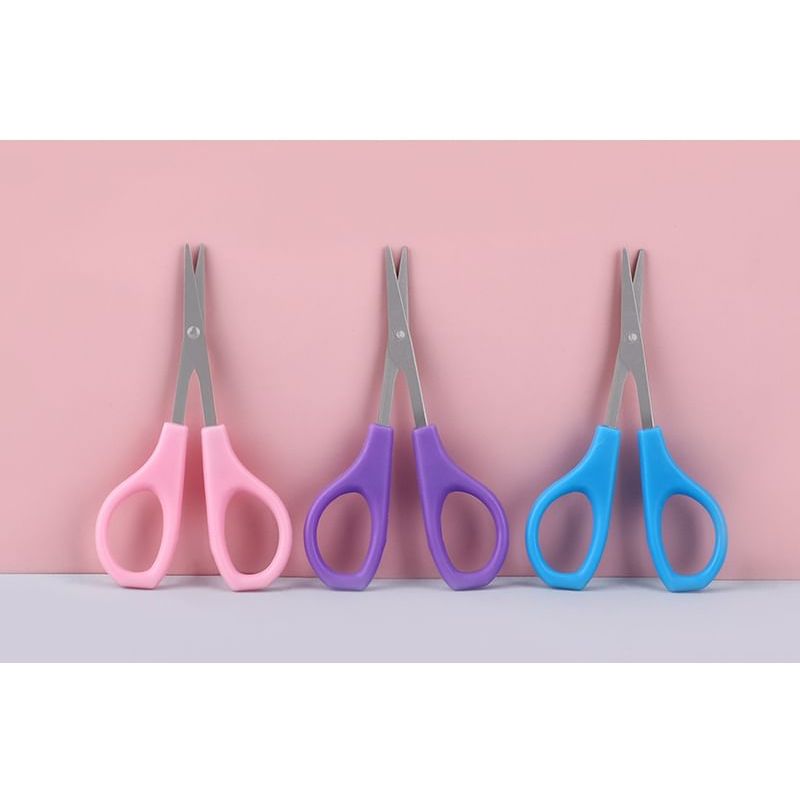 magrinta - Set: Stainless Steel Tweezers + Makeup Scissors + Mini Portable Mirror + Mini Eyebrow Comb