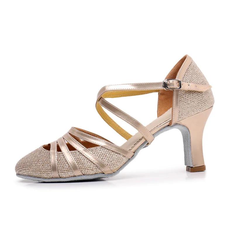 Ballroom Dance Shoes Women Glitter Modern Dance Shoes Salsa Ballroom Tango Latin Shoes