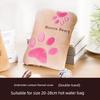 Hot Water Bag Cartoon Cloth Cover K-style Cute Hand Warmer Two-Side Hand Putting Flannel Cloth Cover Explosion-Proof Charger