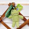 Mignonne Grenouille Poupée Kawaii Peluche Porte-clés Accessoires Kawaii Porte-clés pour Sacs à Dos Sacs Portefeuille Porte-clés de Voiture Cadeaux d'Anniversaire Noël