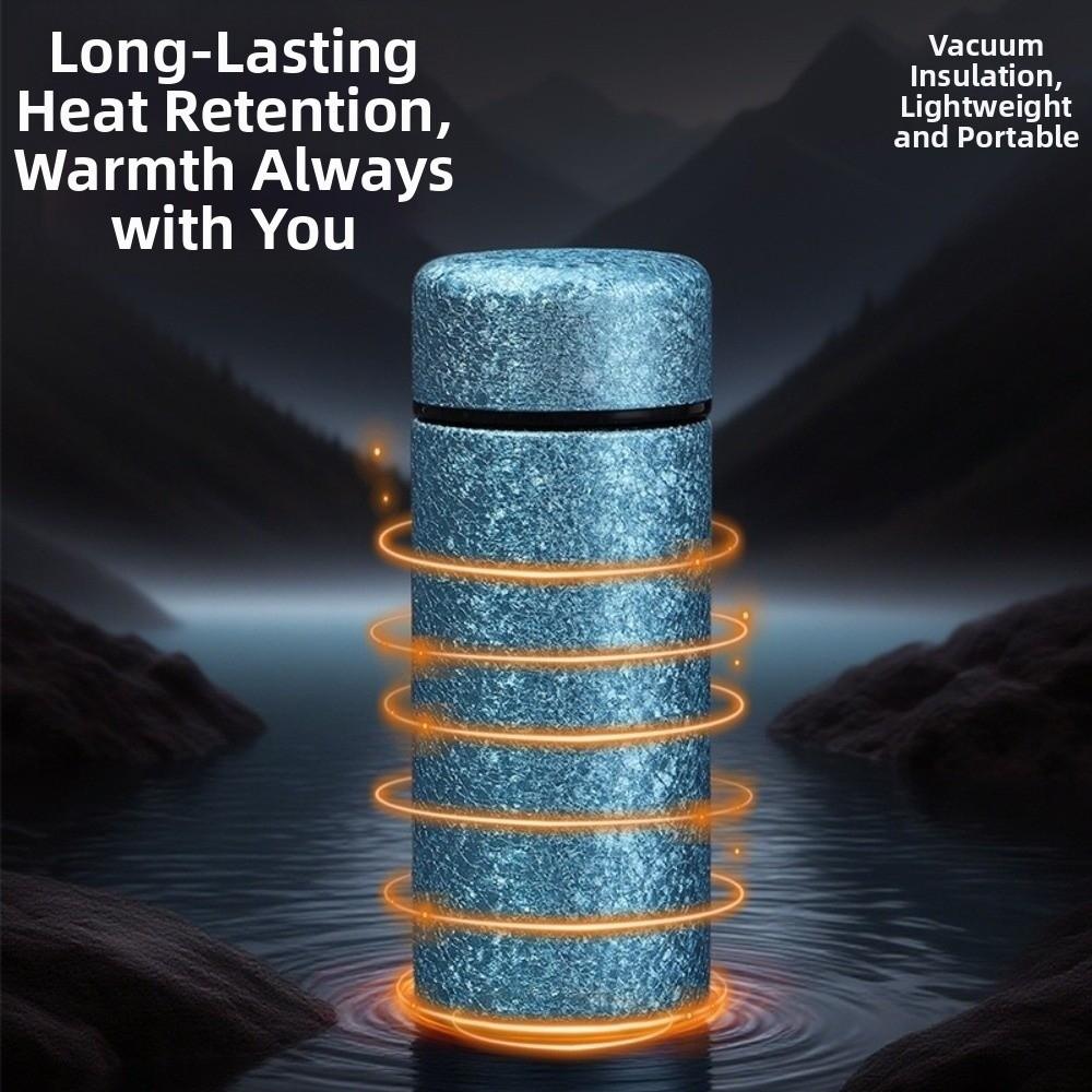 Durable 160ML Gradient Vacuum Cup 316 Stainless Steel Miniature Thermal Water Bottle Portable Thermos Cup Student Use