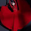 Women's Modern Dance Red Swing Skirt - 'I Love You Wanjiang' Chinese Performance Costume