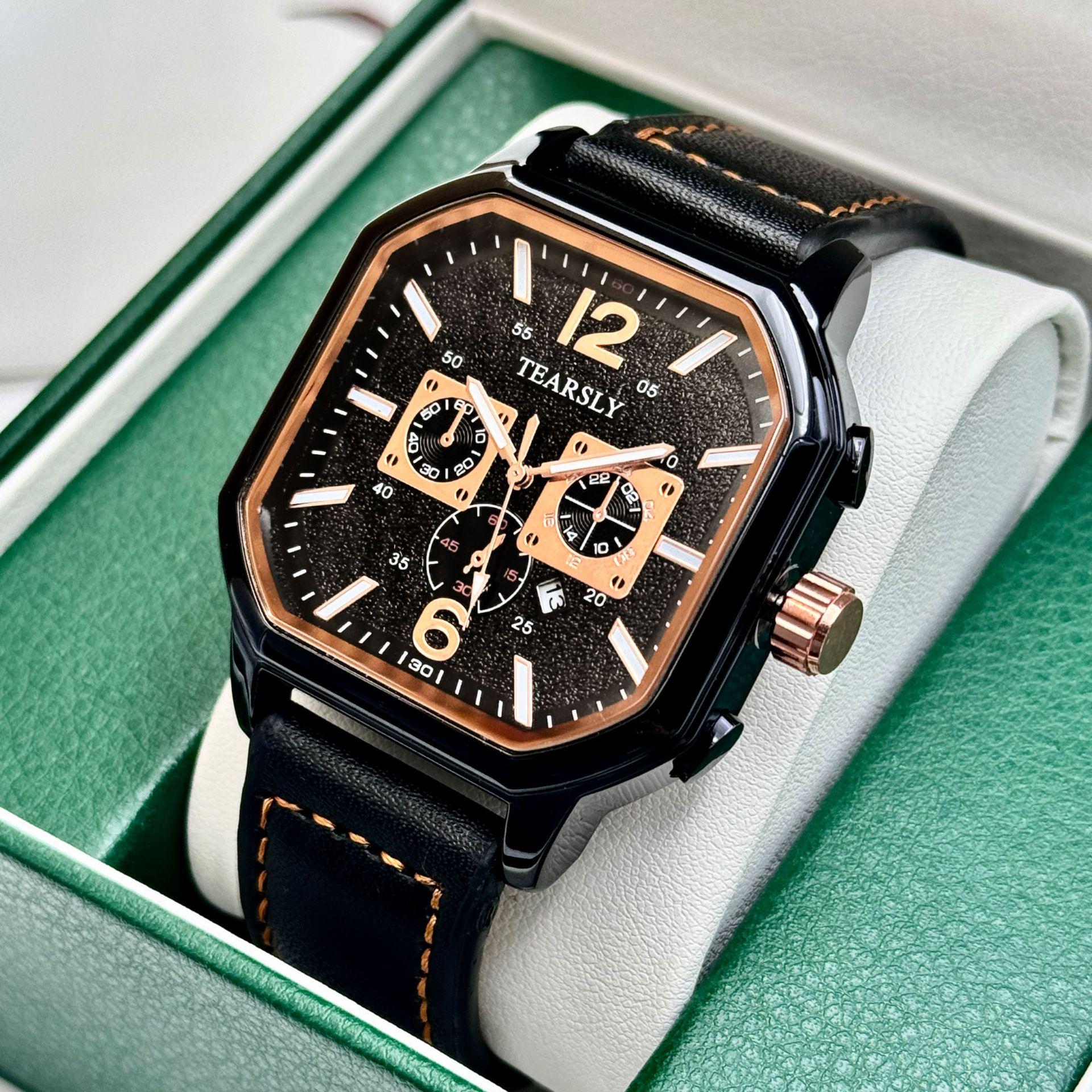 New Men s Fashion Quartz Watch: Luminous, Waterproof, with Calendar - Hot Selling Custom Design.