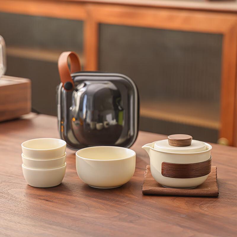 

Portable Outdoor & Home Travel Tea Set