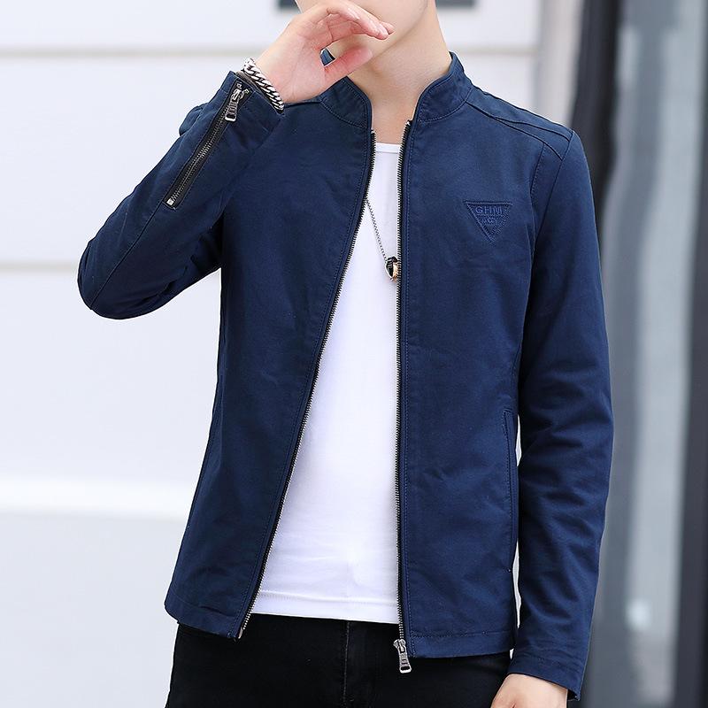 

Dm Clothing Men S Spring And Autumn Coats And Clothes Trendy Handsome Wild Slim Spring And Autumn M синий