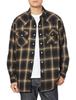 Lee Yellow Ombre Check Western Shirt Men's
