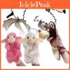 Soft Plush White Sheep And Big Gray Wolf Hand Puppet Hat For Creative Child Engagement