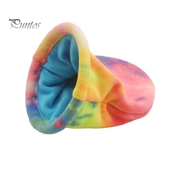 

Спальный мешок для хомяка, мягкий флис, зимнее теплое укрытие, гнездо, морская свинка, уютный мешок для маленьких животных, уютная пещера для кролика, шиншиллы, крысы, белки, ежа S разноцветный