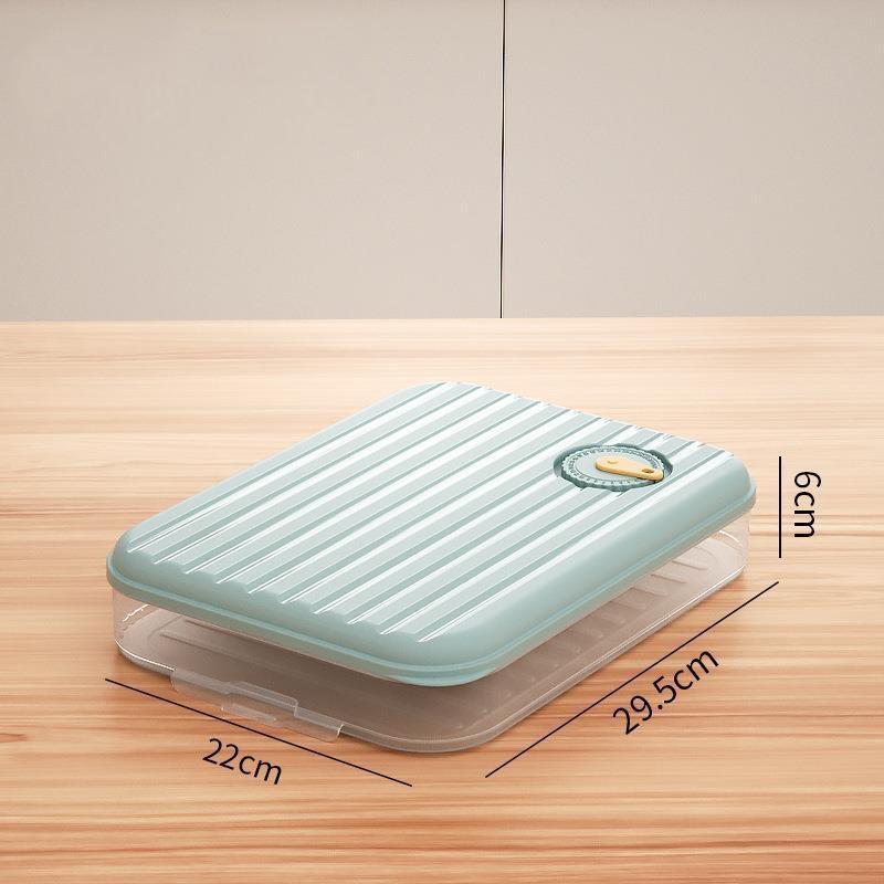 

Коробка для пельменей Коробка для хранения пельменей Контейнер для пельменей Прозрачный контейнер для хранения продуктов Контейнеры для хранения продуктов, пригодные для заморозки 1-tier синий