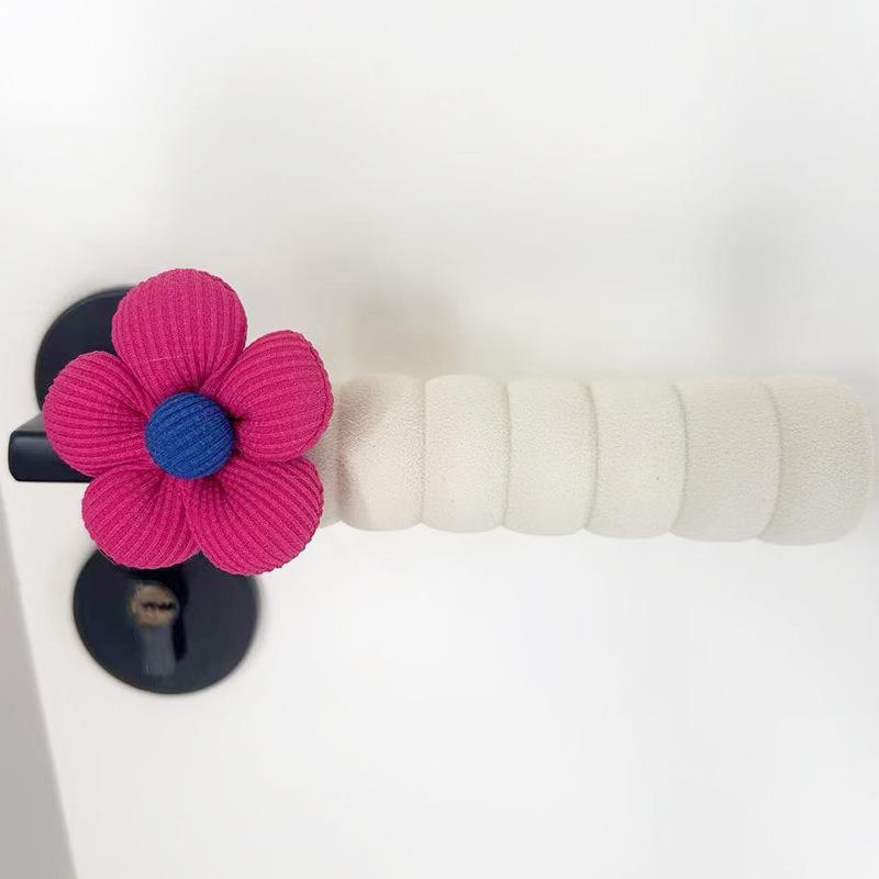 1 small fancy door handle cover to effectively prevent damage to walls and door locks, anti-static pull gloves