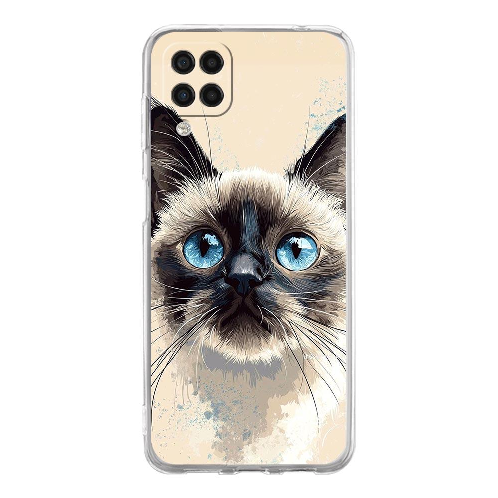 

Чехол для телефона Samsung A17 A13 A15 A25 A35 A51 A55 A71 A21S A11 A31 A41 A23 A53 A73 5G A03S A05s Чехол Повседневная жизнь милых кошек Samsung A01