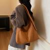 Soft Faux Suede Polyester Hobo Bag – Lightweight & Stylish Shoulder Tote for Women, Perfect for Everyday Use