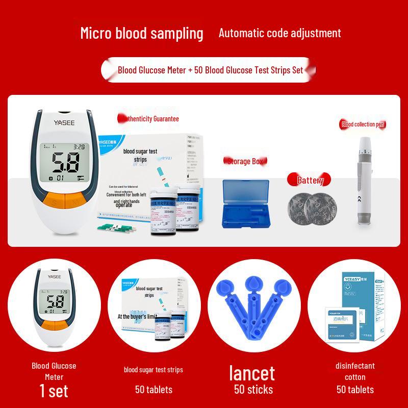 Yasi GLM/S-77 High Precision Blood Glucose Meter for Home