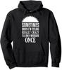 Funny Carpenter Woodworker Saw Measure Once Unisex Hooded Sweatshirt