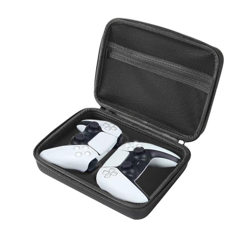 

Чехол для переноски двух контроллеров, совместимый с геймпадом PS5/PS4, жесткий ударопрочный дорожный чехол EVA для хранения