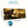 DARK SOULS Color Mouse Pad Large Gaming Table Cushion Non-slip Laptop Tablet Big Mousepad XXL Mat Mini PC Playmat With Lock edge