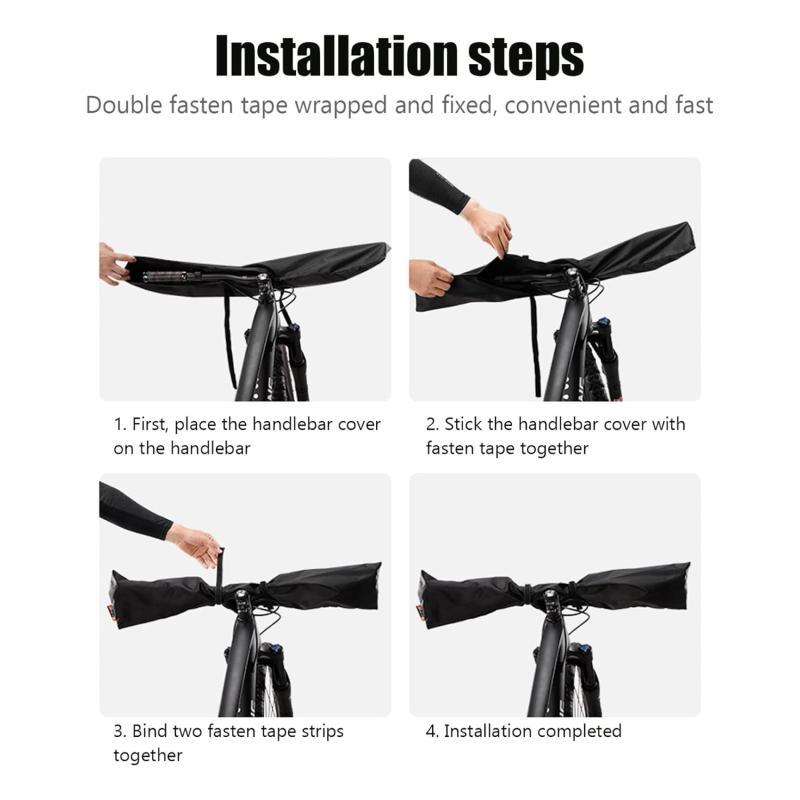 Bike Handlebar Protector Cover Waterproof Dustproof Road Bicycle Maintenance Cover Outdoor Bike Riding Handlebar Equipment