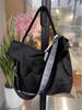 Men's Black High-End Large Capacity Tote & Crossbody Sports Bag