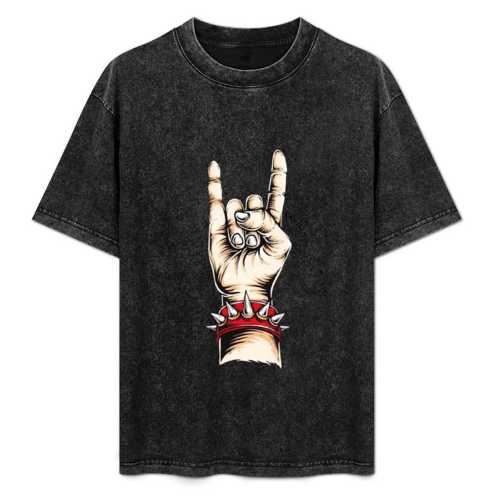 Rock N Roll T-Shirt Aesthetic Clothes Vintage Anime Shirt Plus Sizes Mens Vintage T Shirts
