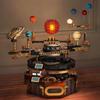 Solar System Model Building Blocks: 8 Planets Globe & Telescope Educational Toy for Science Enthusiasts