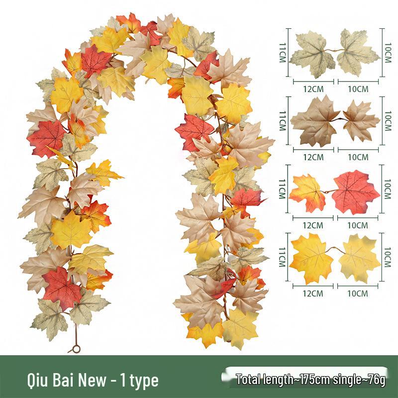 Skladem Podzimní a Halloweenská dekorace z javorových listů pro Vánoce a Den díkůvzdání