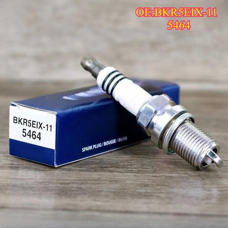 High quality New For 4Pcs BKR5EIX-11 5464 lridium Spark Plug for Nissan VW Honda HyundaiInfinitiToyota Lexus Chevy ChryslerDodge BKR5EIX-11 5464