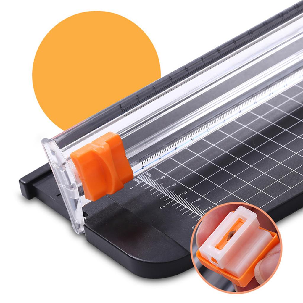 A3 Slide Paper Cutter 16.5 Inch Safe Smooth  Small Portable Paper Trimmer for Crafting