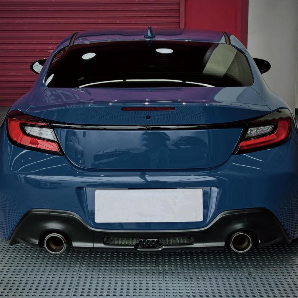 Platinum Neptune Blue PET Car Vinyl Film Auto Wrapping Decal With Air Release Self Adhesive Creative Car Body Decoration Sticker