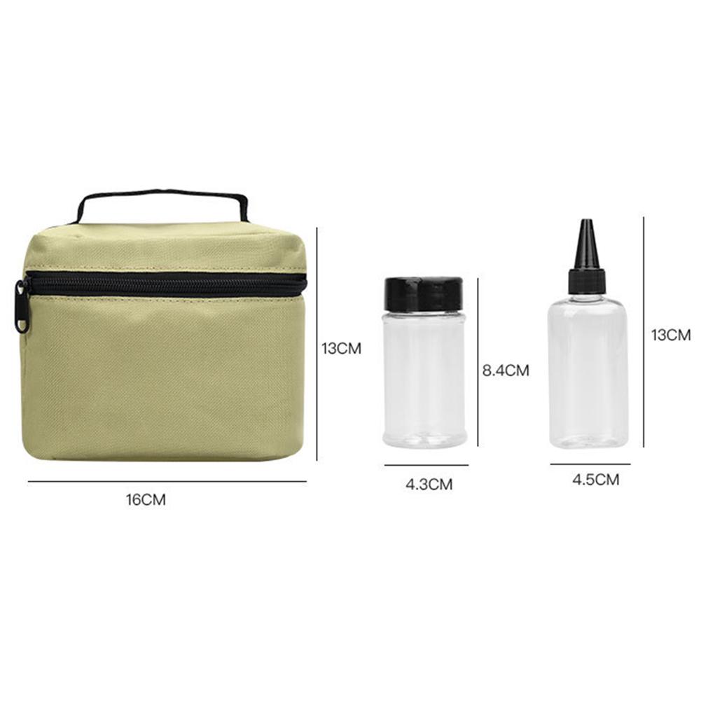 Seasoning Bottle Storage Bag For Outdoor Camping Portable Spice Jars Set