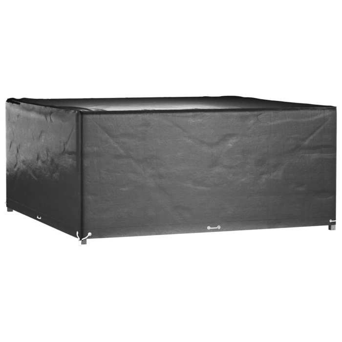 VidaXL Garden Furniture Covers 2 Pcs 16 Eyelets 250x250x90 Cm Square 3155357