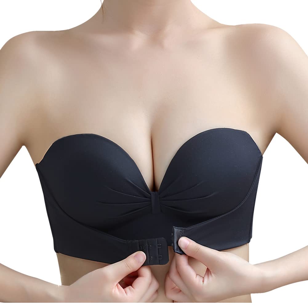 

Топ-бандо Tophana остается на месте даже когда и менее вероятно, что он будет льстить бюсту, и Бесшовный бюстгальтер для увеличения бюста с высокой посадкой, [Остается танцевать, чёрный