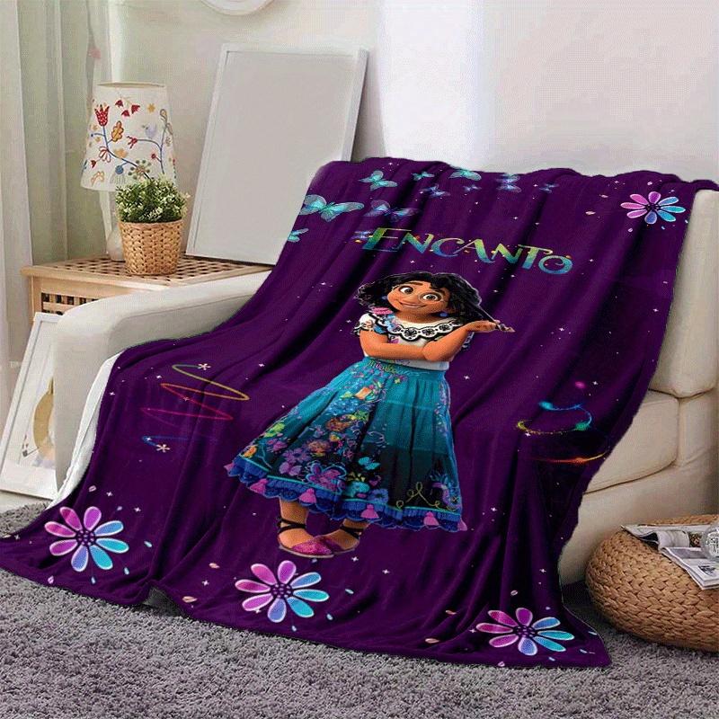 1pz Coperta Stampata Encanto - Morbida, Coperta per Tutte le Stagioni per Soggiorno, Camera da Letto, Regalo Personalizzato con Adorabile Design a Cartone Animato