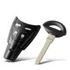 4 Buttons Remote Car Key Shell Uncut Blade Replacement For 2003-2007 Saab 9-3 Sport Sedan Convertible Sport Combi Wagon