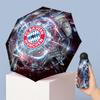 Ombrello Pieghevole Compatto Bayern Monaco con Stampa Mini 5 Pieghe 8 Stecche Antivento Impermeabile Leggero Portatile