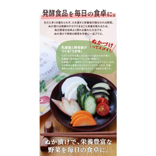 Specialized Storage Container for Rice Bran Pickles, Airtight Plastic, Includes Mini Recipes, Prevents Odor Leakage, and Includes an RC Sticker (rcss1