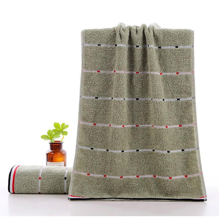 

Банное полотенце Gaoyang Plaid Pure Cotton – плотное и мягкое для дома, отеля или использования в качестве подарочного набора 33*73cm